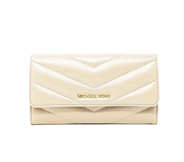 Michael Kors Jet Set Travel Wallet, Light Cream